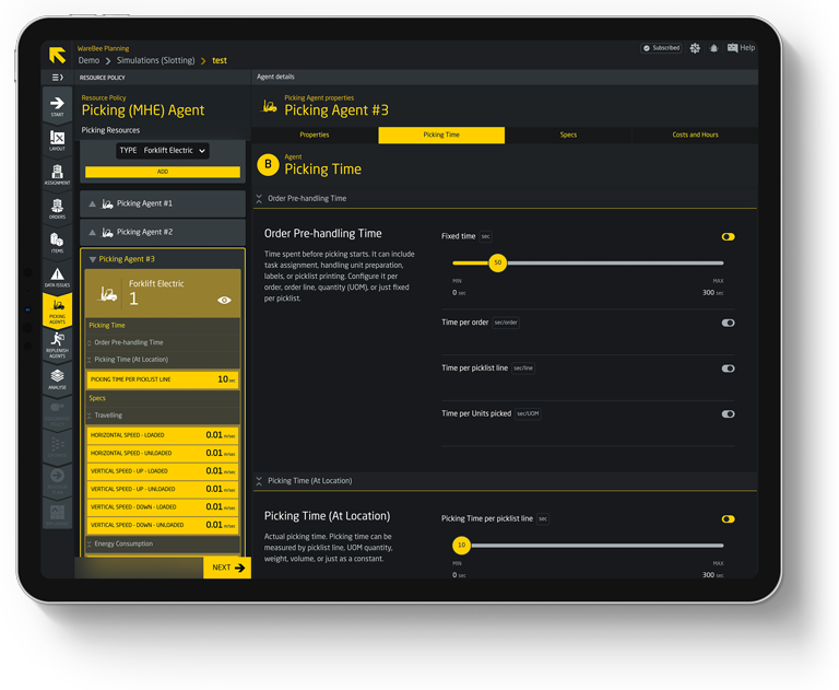 WareBee Scout agent monitoring warehouse performance and routing real-time alerts to the right team