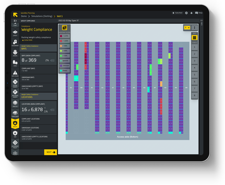 WareBee dangerous goods zones and fire safety gaps