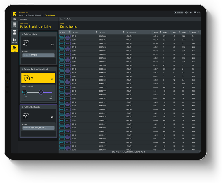 WareBee storage policy audit with policy breaches